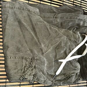 Aerie Green Relaxed Fit Track Pants